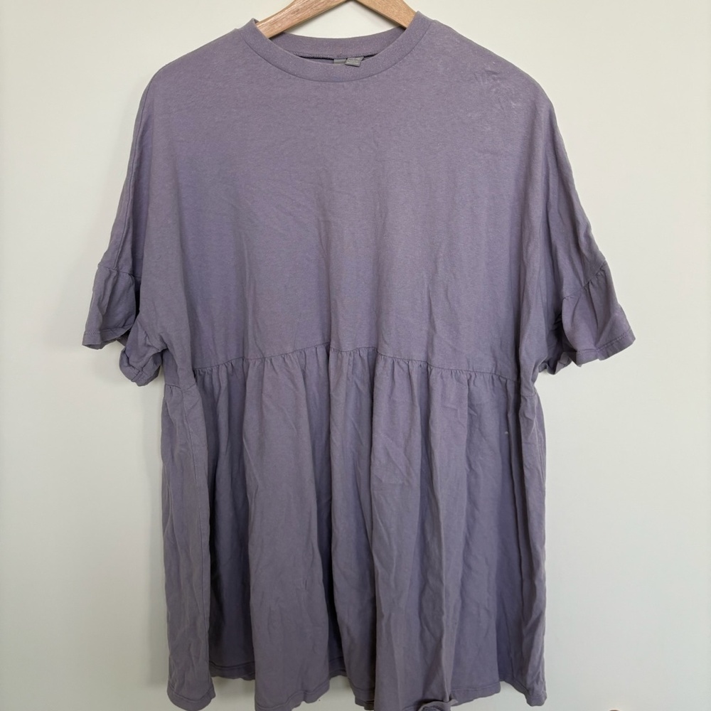 ASOS Design Ruffled Sleeve Smock Dress/Shirt